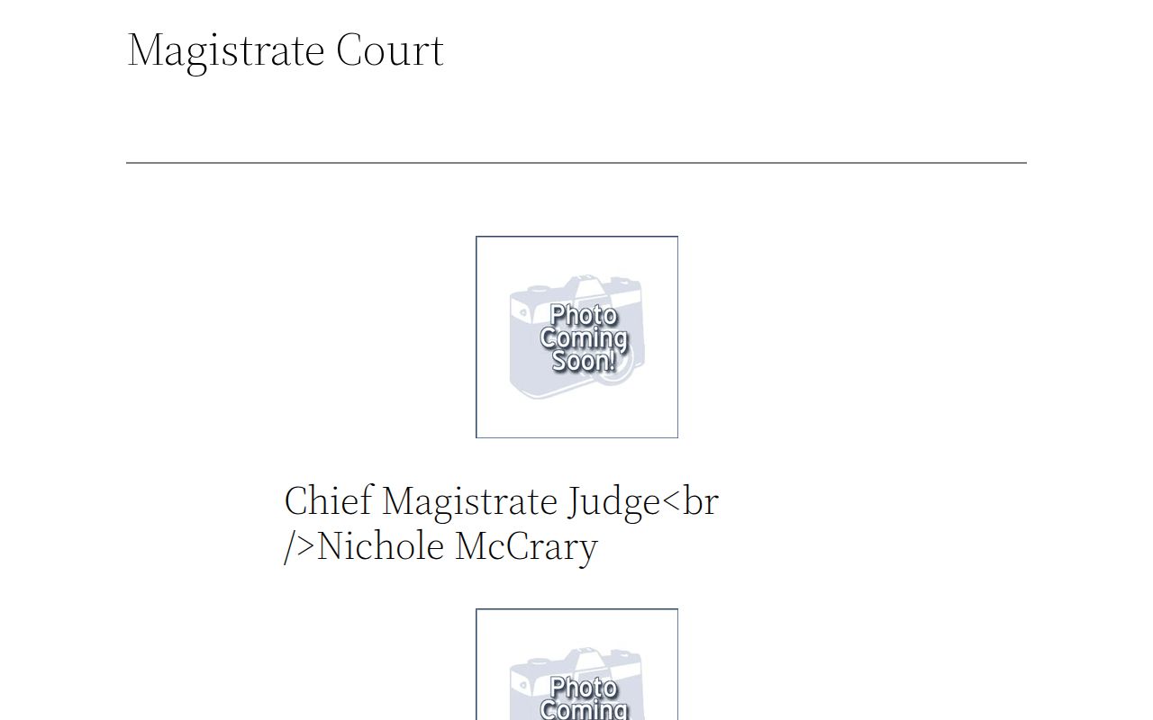 Cook County Magistrate Court warrant and bond service list